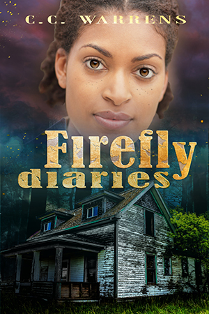 Dramatic sunset thunderstorm with lightning.